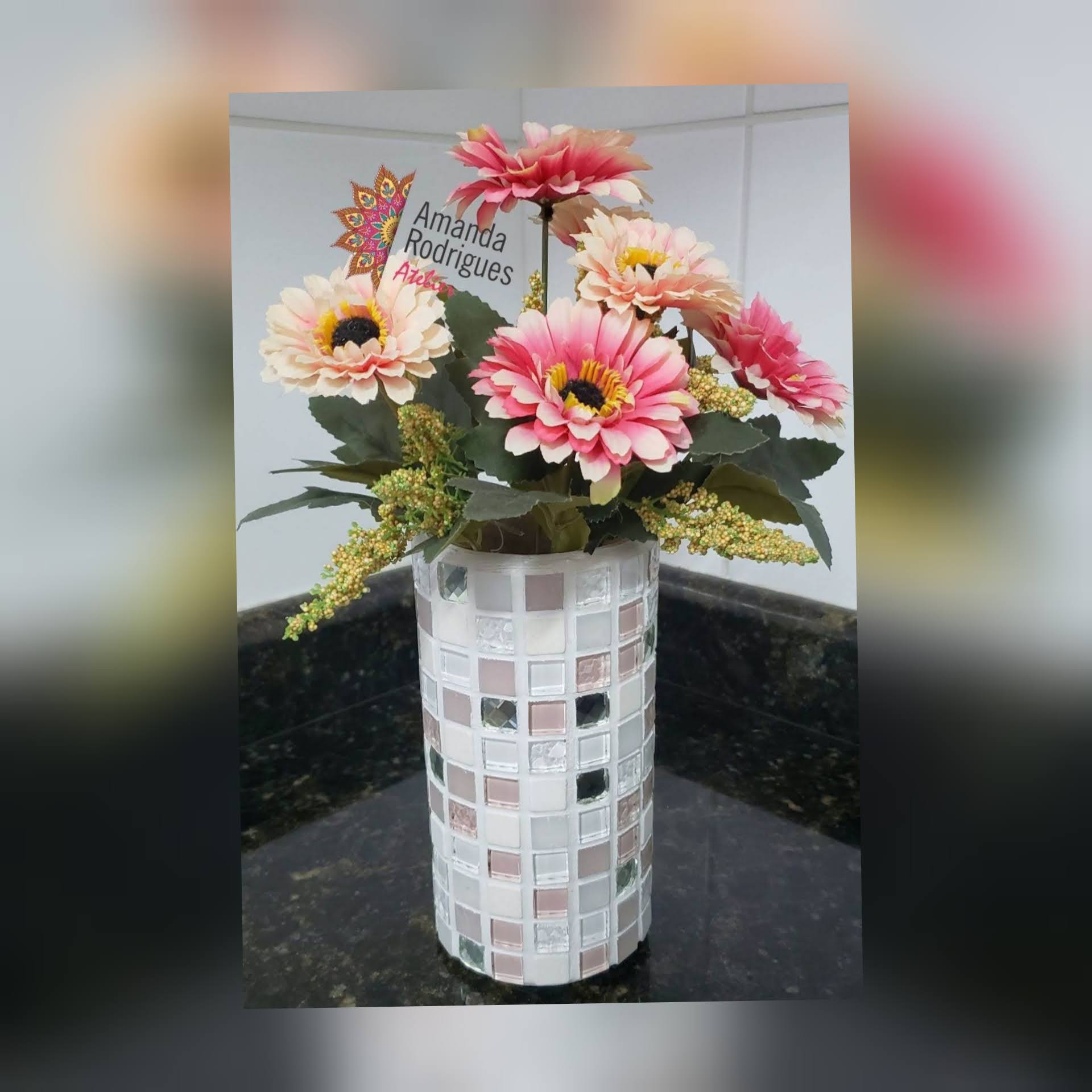Vasos em Mosaico